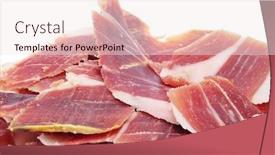  Presentation with spanish - Slide set having closeup-of-a-pile background and a sky blue colored foreground