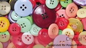  Presentation with pile - Beautiful slides featuring closeup-of-a-pile backdrop and a red colored foreground