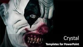  Presentation with evil - Slide deck enhanced with closeup of a scary evil background and a black colored foreground