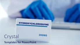  Presentation with surgical gloves - Cool new slide set with closeup-of-a-simulated-box backdrop and a lemonade colored foreground