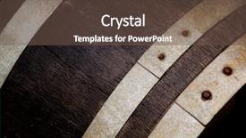  Presentation with wine barrel - Amazing slides having closeup of a wine barrel backdrop and a tawny brown colored foreground