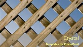  Presentation with blue-sky - Presentation theme with board isolated on a white background and a  colored foreground.