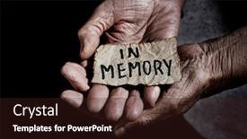  Presentation with memory - PPT theme having closeup-of-a-yellowish-piece background and a wine colored foreground