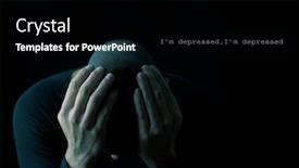  Presentation with black hands - Cool new presentation with closeup-of-a-young-caucasian backdrop and a black colored foreground