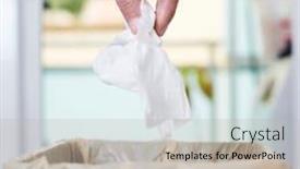  Presentation with wipe - Audience pleasing PPT theme consisting of closeup-of-a-young-caucasian backdrop and a light gray colored foreground