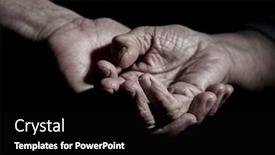  Presentation with closeup of sugarcane plants - PPT theme having closeup-of-a-young-caucasian background and a black colored foreground