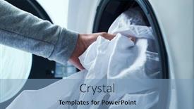  Presentation with linen - Audience pleasing slide deck consisting of closeup-of-a-young-caucasian backdrop and a teal colored foreground