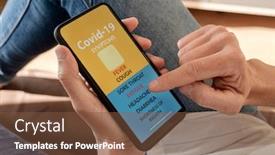  Presentation with symptoms - Theme with closeup-of-a-young-caucasian background and a tawny brown colored foreground