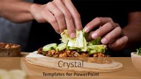  Presentation with red onion - Amazing PPT layouts having closeup-of-a-young-caucasian backdrop and a coral colored foreground