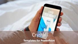  Presentation with covid bed - Cool new theme with closeup-of-a-young-caucasian backdrop and a tawny brown colored foreground