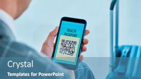  Presentation with passport - Beautiful slides featuring closeup-of-a-young-caucasian backdrop and a teal colored foreground