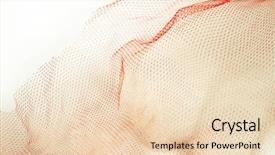  Presentation with abstract - Presentation theme consisting of closeup-of-abstract-fishnet-background background and a lemonade colored foreground