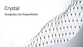  Presentation with fish net - Presentation having closeup of abstract fishnet background and a white colored foreground