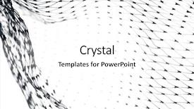  Presentation with fish net - Colorful PPT theme enhanced with closeup of abstract fishnet backdrop and a  colored foreground