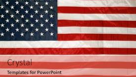  Presentation with stars stripes - Cool new PPT layouts with closeup-of-american-flag-stars backdrop and a red colored foreground