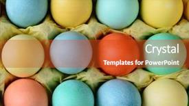  Presentation with lined paper - Amazing presentation theme having closeup of an easter egg carton on a rustic farmhouse kitchen table the carton is lined with yellow tissue paper horizontal format backdrop and a crimson colored foreground