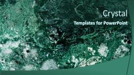  Presentation with green marble - Presentation design with closeup-of-an-elegant-green background and a tawny brown colored foreground