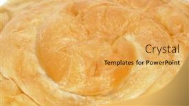  Presentation with spain - Slide deck featuring closeup-of-an-ensaimada background and a yellow colored foreground