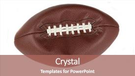  Presentation with american revolution close up - Presentation design having closeup of an nfl american background and a coral colored foreground