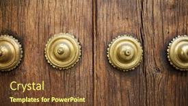  Presentation with cordoba - Colorful slides enhanced with closeup-of-an-old-wooden backdrop and a tawny brown colored foreground