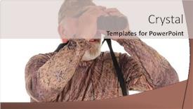  Presentation with game - Beautiful PPT theme featuring pile of coin stack on golden light background financial success concept backdrop and a tawny brown colored foreground