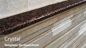  Presentation with element - Slide deck with closeup-of-architectural-element background and a gray colored foreground