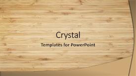  Presentation with bamboo - Audience pleasing PPT theme consisting of closeup of bamboo wood background backdrop and a lemonade colored foreground