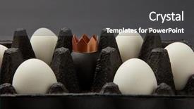  Presentation with black gold - Beautiful slide set featuring closeup of black cardboard box backdrop and a dark gray colored foreground