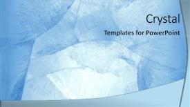  Presentation with blue eyes technology close up - Theme enhanced with closeup of blue ice background background and a light blue colored foreground