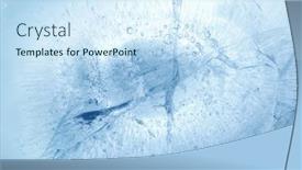  Presentation with ice blue - Beautiful PPT layouts featuring closeup of blue ice background backdrop and a cool aqua colored foreground