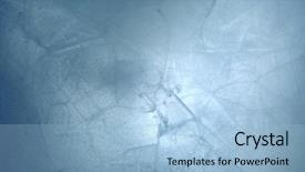  Presentation with ice blue - Presentation theme consisting of closeup of blue ice background background and a light blue colored foreground