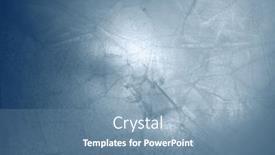  Presentation with ice blue - Cool new presentation with closeup of blue ice background backdrop and a seafoam green colored foreground