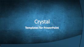  Presentation with texture - PPT theme having closeup of blue textured wall background and a teal colored foreground