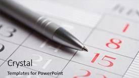  Presentation with page - Audience pleasing presentation consisting of closeup of calendar page backdrop and a light gray colored foreground