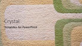  Presentation with carpet - Presentation theme featuring closeup-of-carpet-texture background and a soft green colored foreground