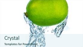  Presentation with easter basket - Presentation theme with closeup of colorful easter eggs in basket isolated background and a light blue colored foreground