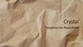  Presentation with crumpled paper various balls - Audience pleasing slide set consisting of stop skin cancer written on backdrop and a coral colored foreground