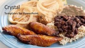  Presentation with cuban - Cool new presentation theme with closeup of cuban dinner backdrop and a lemonade colored foreground