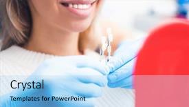  Presentation with teen mom cap and gown holding a baby - Amazing presentation theme having closeup of dentist holding chosen backdrop and a light blue colored foreground