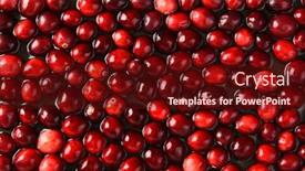  Presentation with fresh water - Amazing presentation having closeup-of-fresh-whole-cranberries backdrop and a tawny brown colored foreground
