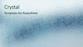  Presentation with aluminium glass - Cool new presentation theme with closeup of frosted glass texture backdrop and a sky blue colored foreground