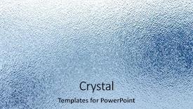  Presentation with texture - Cool new presentation theme with closeup of frosted glass texture backdrop and a light blue colored foreground