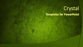  Presentation with concrete - Slide deck enhanced with closeup-of-green-concrete-wall background and a tawny brown colored foreground
