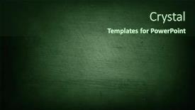  Presentation with dark green - Cool new PPT layouts with closeup-of-green-concrete-wall backdrop and a tawny brown colored foreground