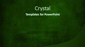  Presentation with concrete - Audience pleasing PPT theme consisting of closeup-of-green-concrete-wall backdrop and a tawny brown colored foreground