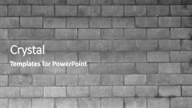  Presentation with wall - Audience pleasing presentation design consisting of cinder - closeup of grey block wall backdrop and a gray colored foreground