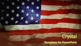  Presentation with vintage philippines flag on grunge - Beautiful slide deck featuring closeup of grunge american flag backdrop and a tawny brown colored foreground