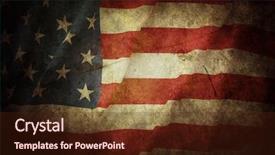  Presentation with vintage philippines flag on grunge - Theme enhanced with closeup of grunge american flag background and a wine colored foreground