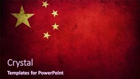  Presentation with vintage philippines flag on grunge - Presentation having closeup-of-grunge-chinese-flag background and a wine colored foreground