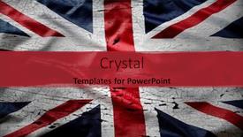  Presentation with union jack flag - Amazing PPT layouts having closeup-of-grunge-union-jack backdrop and a red colored foreground